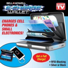 E-Charge Wallet/Power Bank/Cards & cash holder/RFID blocking technology Aluminium